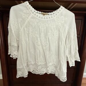 Democracy Lace Crochet Top